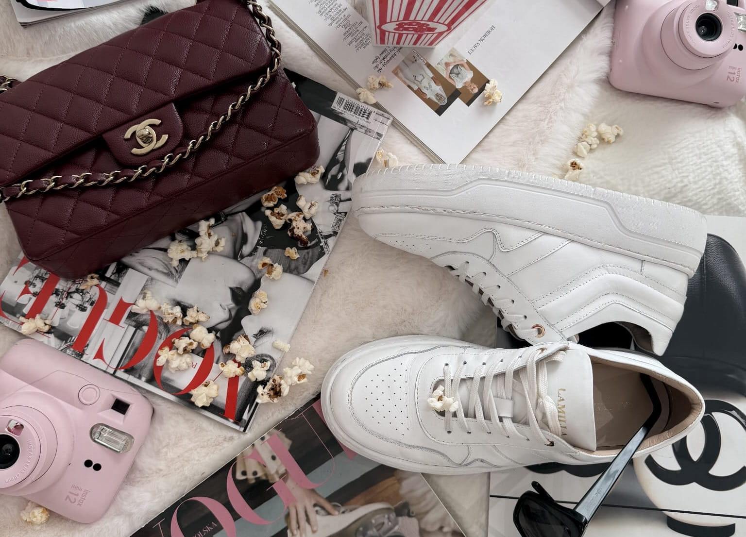 La milla białe sneakersy na grubszej podeszwie skóra 37 i 38